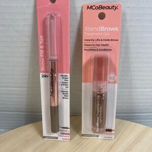 MCoBeauty Brow Fill Set Micro Crayon Tinted Gel 2 in 1 Medium/xtendBrows Gel.